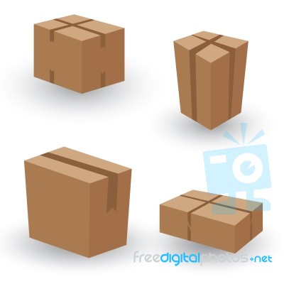 Packaging Box. Collection Box Packaging. Collection Box Packaging Design Stock Image