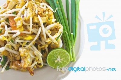 Pad Thai Sprout Stock Photo