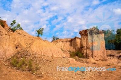 Pae Muang Pee Royal Park, A Natural Architecture Stock Photo