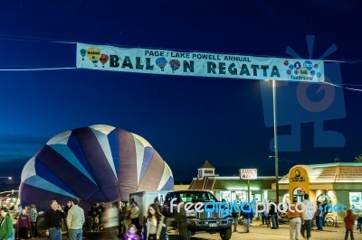 Page And Lake Powell Annual Balloon Regatta Stock Photo