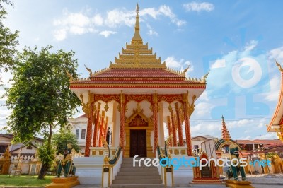 Pagoda Of Buddhism In Laos Stock Photo