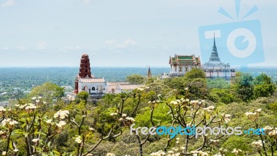 Pagoda On Mountain In Phra Nakhon Khiri Temple Stock Photo