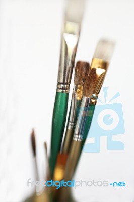 Paint Brush Stock Photo