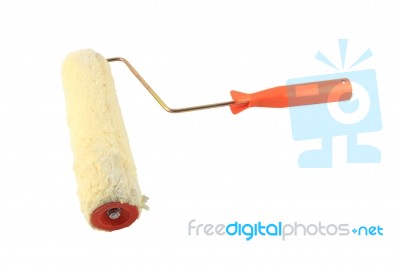 Paint Roller Stock Photo