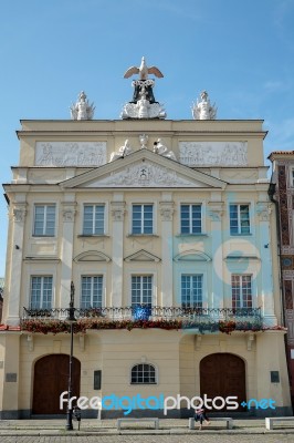 Palace Dzialynski In Poznan Stock Photo