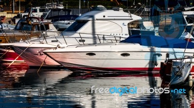 Palau, Sardinia/italy - May 17 : Marina At Palau In Sardinia On Stock Photo