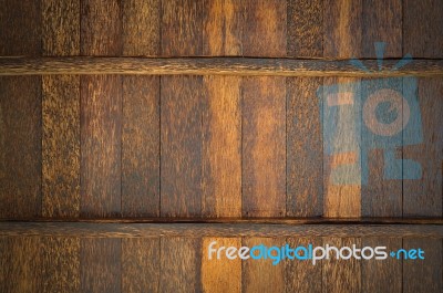 Palmyra Palm Wood Wall  Stock Photo