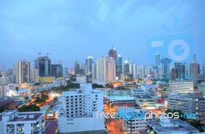 Panama City In Central America Stock Photo