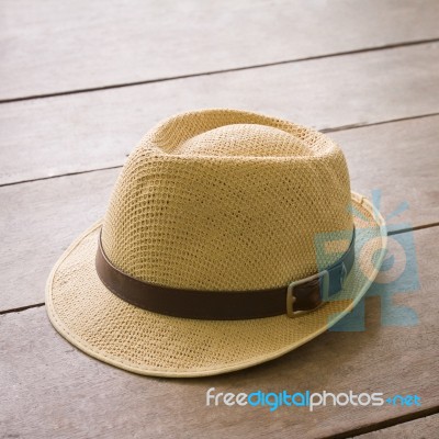 Panama Hat Stock Photo