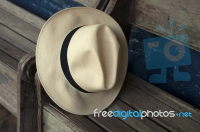 Panama Hat Stock Photo