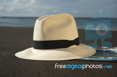 Panama Hat Stock Photo