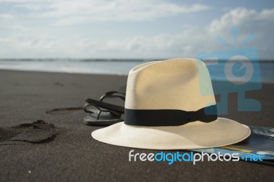 Panama Hat Stock Photo