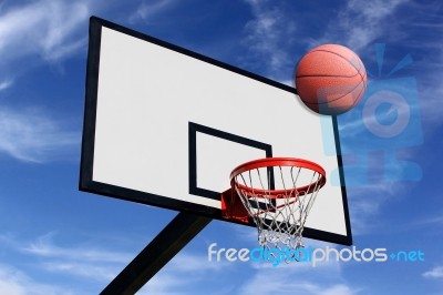 Panel Of Basketball Stock Photo