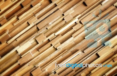 Panel Of Wood Plank Stock Photo