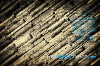 Panel Of Wood Plank Stock Photo