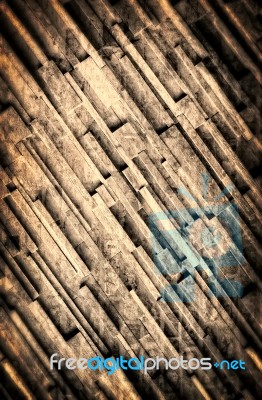 Panel Of Wood Plank Stock Photo