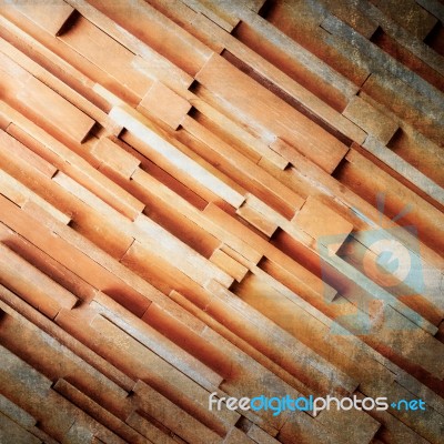 Panel Of Wood Plank Stock Photo