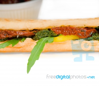 Panini Sandwich Stock Photo