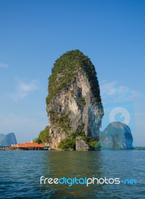 Panyee Island, Phanga, Thailand Stock Photo