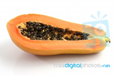 Papaya Fruit Stock Photo