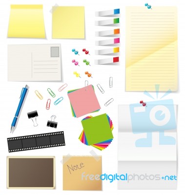 Paper And Office Supplies Stock Image