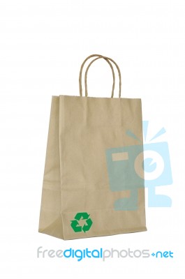 Paper Bag Stock Photo