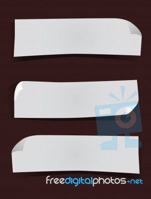 Paper Banner Stock Image