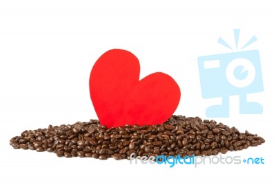 Paper Heart Stock Photo