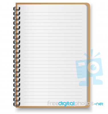 Paper Notebook Stock Image