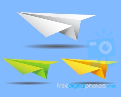 Paper Plane Stock Image