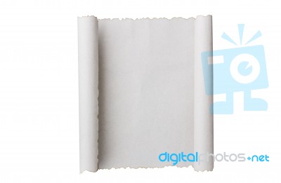 Paper Scroll Stock Photo