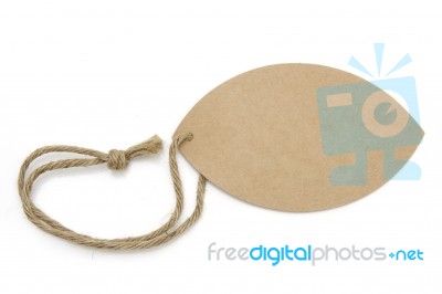 Paper Tag Stock Photo