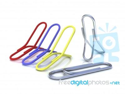 Paperclips Stock Image