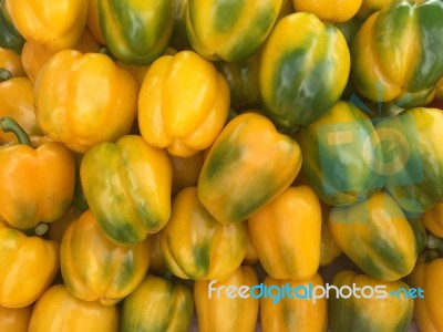 Paprika Background Stock Photo