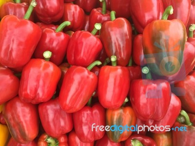 Paprika Background Stock Photo