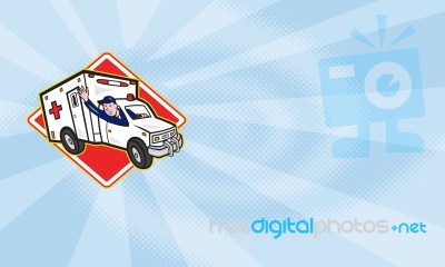 Paramedic Emt Ambulance Driver Stock Image