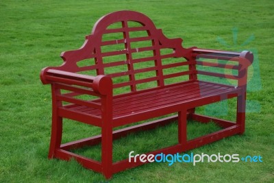 Park Bench Stock Photo