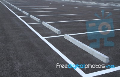 Parking Lots Stock Photo