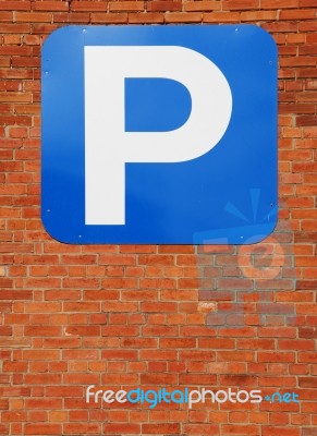 Parking Sign Stock Photo