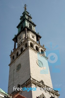 Partial View Jasna Gora Monastery In Czestochowa Poland Stock Photo