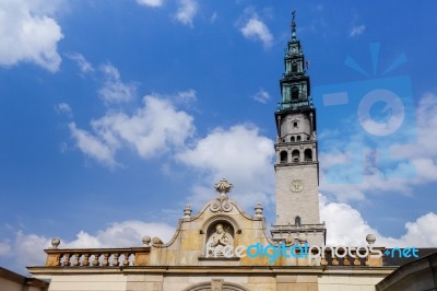 Partial View Jasna Gora Monastery In Czestochowa Poland Stock Photo