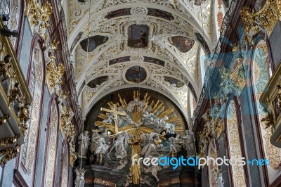 Partial View Jasna Gora Monastery In Czestochowa Poland Stock Photo