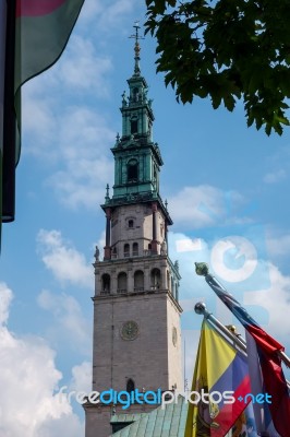 Partial View Jasna Gora Monastery In Czestochowa Poland Stock Photo