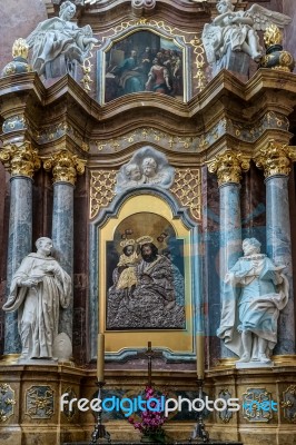 Partial View Jasna Gora Monastery In Czestochowa Poland Stock Photo