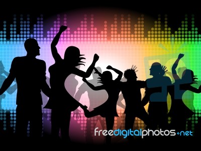 Party Disco Shows Celebrations Fun And Discotheque Stock Image