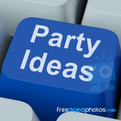 Party Ideas Key Shows Celebration Planning Suggestions Stock Image