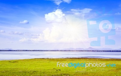 Pasak Dam Stock Photo