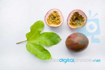 Passion Fruit Stock Photo