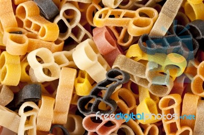 Pasta Penises Stock Photo