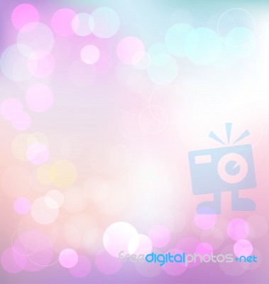 Pastel Elegant Abstract Background With Bokeh Lights Stock Image